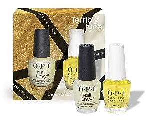 OPI Terribly Nice Holiday Treatment Power Duo Pack, 2 x 15 ml