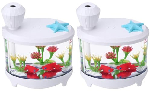 Warmhm 2St luftbefeuchter luftfeuchter bedroom Krankheitsprävention hautpflege aroma difusser cadfi skincarepen humidifier moisturizer humidifer the white whitn Haushalt Weiß