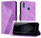 JayModCase Funda para Huawei Honor 8X / View 10 Lite / V10 Lite, PU Piel Flip Carcasa con [Honor View 10 Lite Protector de Pantalla] Cierre magnético Soporte Plegable Tarjetas y Cartera (Púrpura)