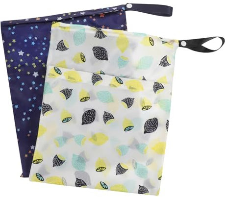 CRILSTYLEO 2piezas Organizador De Colgante para Bebés Bolsa De Almacenamiento Reutilizable y Lavable para Secos y Húmedos Diseño Compacto y Ligero para Viajes y Uso Diario