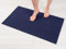 Hammetex 100% Baumwolle rutschfeste Badematte, 51x86 cm Große Badvorleger für Badezimmer, Saugfähig Schnelltrocknend Waschbar Bad Fußmatten, Dunkelblau