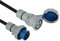 Electraline 3556010 PROLUNGHE INDUSTRIALI Blu Spina/Presa IP67-220, Grigio, 20 M