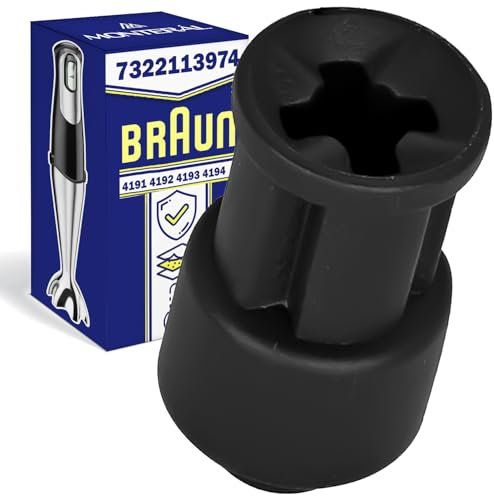 Embrayage de Moteur pour Mixeur Plongeant avec le Code Original 7322113974 Accouplement Moteur pour Braun Mixer Plongeur 4191 4192 4193 4194 Garantie de 10 Ans - MONTERAL