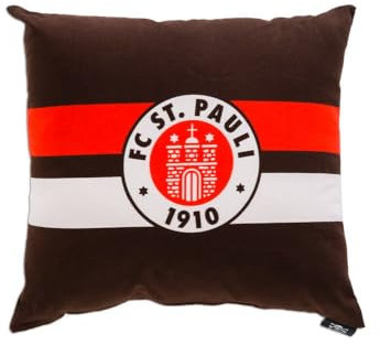 FC St. Pauli Logo Kissen (braun)