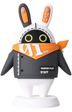 TEMIHrbe Zenless Zone Zero Bangboo Eous Sharkboo Cartoon PVC Figure Stand 3.35inch Car Decoration Desktop Ornament Game Model (Eous)