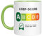 Tasse mit Spruch | Chef-Score - Geprüft als bester Chef der Welt | Chef Geschenke | Kaffeebecher 330 ml