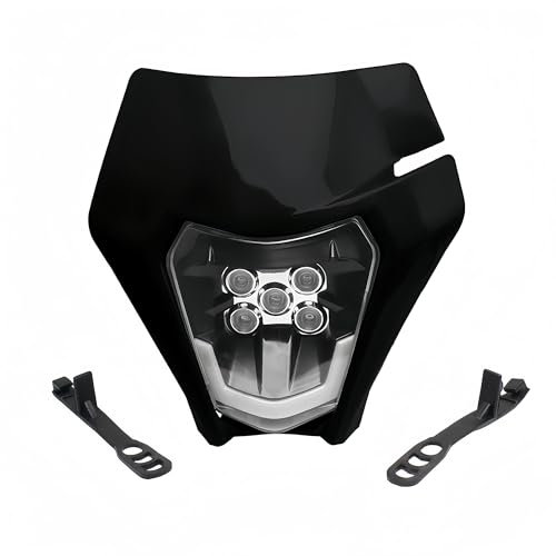 Motorrad Scheinwerfer Universal LED Scheinwerfer Dekorative Scheinwerfer für Dirt Bike Motorrad Motocross Superbike Beleuchtung für EXC250 SX250 SXF250 EXC450 SX350 SXF450 EXC525 640LC4