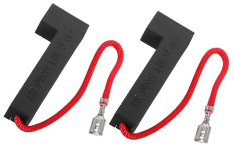 ULTECHNOVO 2pcs Microwave High Voltage Fuse Kit Fuse Holder for Sharp Microwave Oven Repair
