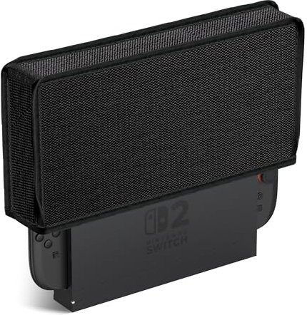 JUSPRO Cubierta antipolvo para Nintendo Switch 2, cubierta protectora antiarañazos para consola Nintendo Switch 2