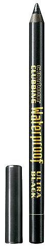 Bourjois Contour Clubbing Wasserdichter Eyeliner und Lidschatten 54 Ultra Black, 1,2 g