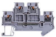 Phoenix Contact PTTB 1.5/S Doppelstock Reihenklemmen Zweifach Grau, 1.5mm², 500 V / 16A