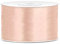DaLoKu Satinband 6/12/25/38/50/100mm x 25m Geschenkband Schleifenband, Größe: 38mm x 25m, Farbe: Pfirsich