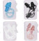 4 Pairs Silicone Ear Plugs Hearing Safety Protection - Corded Earplugs with String Waterproof Noise Cancelling Ear Plugs for Sleep, Work, Concert, Swim, Travel