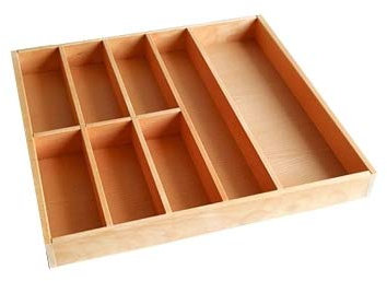 KitchenKing24 Hausmarke-strt Besteckeinsatz BUCHE 60er Schubl. B 518 x T 472 Blum Legra 19 mm Easy Classic