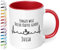 True Statements Tasse Finger weg Dieser Kaffee gehört Wunschname personalisiert - personalisierte Kaffeetasse mit Wunsch-Name - spülmaschinenfest - tolles Geschenk zu Weihnachten, innen rot