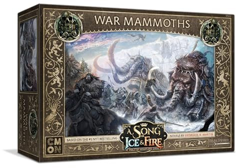 Cool Mini Or Not | A Song of Ice & Fire: War Mammoths | Miniatures Game Expansion | Ages 14+ | 2 Players | 45-60 Minutes Playing Time