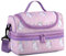 Kasgo Lunch Bag for Girls, Insulated Toddler Lunch Box Bag Thermal Kids Dual Compartment Lunch Tote Cooler Bag with Adjustable Shoulder Strap for School Picnic, Purple Unicorn