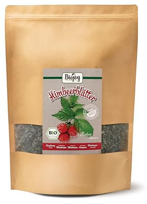 Biojoy BIO Feuilles de Framboisier (500 g), séchées et coupées, Tisane de Framboisier (Rubus idaeus)