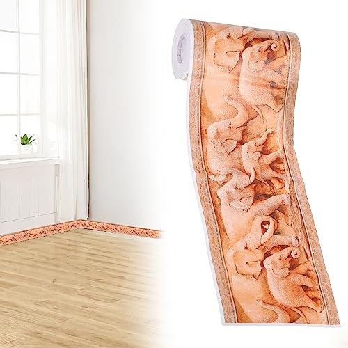 Cenefas Adhesivas para Paredes Cenefa Adhesiva Cocina Cenefas Adhesivas Baño Cenefa Adhesiva Decorativa Pared Cenefa Adhesiva para Pared Cenefa Adhesiva Cocina PVC Autoadhesivo Cenefa de Baño,Color 4