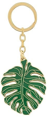 NISCAYA Zinc Alloy Leaf Keychain Pendant Leaves Keychain Tropical Palm Leaf Keychain for Woman Girls Handbag Key Hanging Pendants