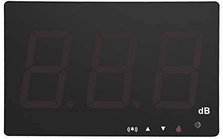 Dezibel Messgerät 30-130 dB mit USB und Datenspeicherung | Lärmmessgerät, 9.6 LCD Display, Wandmontage, Alarmfunktion, USB-Anschluss, Datenspeicherung, Messwertanzeige