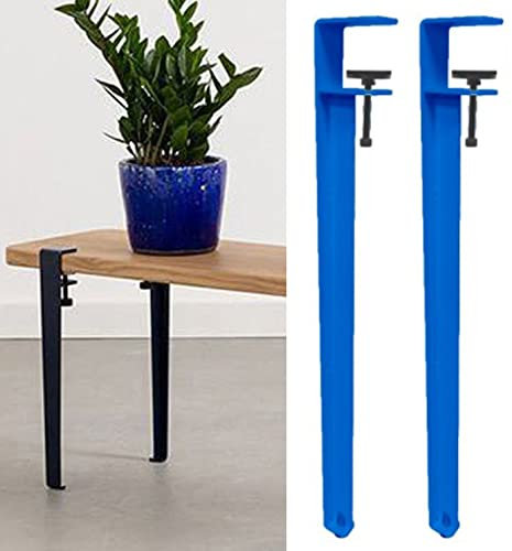 Generisch klappscharnier mit arretierung Verstellbare Tischklemmbeine 2 abnehmbare Tischbeine aus Eisen Möbelbeine aus Metall F-förmige Schreibtischbeine für das Esszimmer für Couchtisch Bank Mö