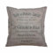 AELKSP Kissenbezug Kissenhülle Haus Dekorativ Für Jungen/Mädchen Wohnzimmer Schlafzimmer Sofa Stuhl Kissenbezüge,Vintage Monochrome Schablonen, Schriftzüge. Diskussionen,40x40 cm