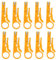 Mini Cable Crimping Stripping Pliers Tool with Wire Stripper, Hole Puncher, Cutter for Electrician, CAT‑5e, CAT‑6 Data Lines, UTP/STP, 110 Blocks, Suitable Cable Diameter 5-6.2mm