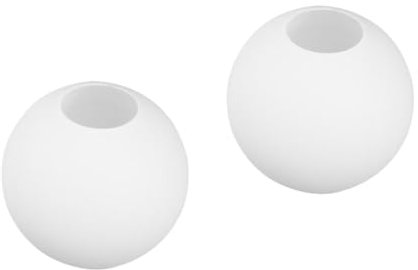 OSALADI 2pcs Glass Globes for Light Fixtures Frosted Glass Lamp Shade Replacement Ceiling Light Cover Lampshades for Pendant Lmaps, 8X8cm