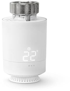 Zigbee Intelligenter Thermostatkopf mit WLAN, Fernbedienung und Programmierung, ideal für die Regulierung der Temperatur zu Hause.