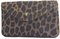 modamoda de P11 Damen Leder Geldbörse Portemonnaie Medium Handmade in Italy (Leo Wildleder Stone)