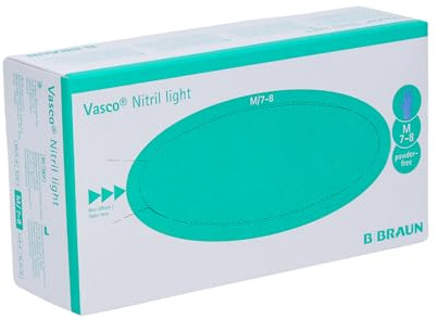 Braun Untersuchungshandschuhe Vasco Nitril light Gr. M