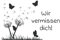 DeCoArt... 25 Wettflugkarten Flugkarte Trauer Wir vermissen Dich Vorderseite: Pusteblume Schmetterling/Rückseite: Botschaft an den Himmel