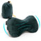 AirComfy Ease Aufblasbares Reisekissen mit luxuriösem weichem, waschbarem Bezug – Ergonomische Nacken- und Lendenwirbelstütze zur Vorbeugung von Halswirbel- und Lendenwirbelschmerzen (grau)