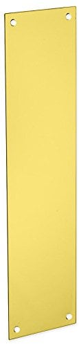 White Hinge Limited 2X Large Solid Brass Finger Plate - Prevents Fingers from Smudging The Door