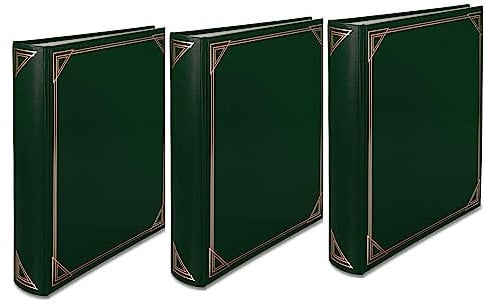 HENZO Fotoalbum Promo Classic grün 290x335 mm 3 Fotoalben