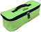 Acclaim Milan Heavyweight Nylon Three Bowl Level Lawn Flat Green Short Mat Bowls Bag With Removable Dividers (Lime Green)