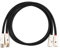 BOAACOUSTIC JIB Câble XLR Audiophile, Cable XLR symétriques de qualité supérieure Professionnel 4N OFC Male vers Female 3 PIN Compatible avec CD, amplificateur (1M,2 Cables)