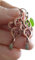 ✿ KELTISCHER KNOTEN IN KUPFER & JAPANISCHE MATTE GLASPERLE AN FORMSCHÖNEN HAKEN ✿ wunderschöne romantische Ohrringe in kupfer