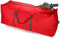 Vinsani® Bolsa de almacenamiento de tela impermeable para árbol de Navidad, 124 x 30 x 50 cm, color rojo