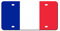 Higoss Nummernschild Frankreich-Flagge Nummernschildrahmen, Vorderseite Aluminium Metall Nummernschild Autoanhänger Dekorative Neuheit Nummernschild Abdeckung Rahmen 15,2 x 30,5 cm