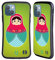 Head Case Designs Verde Lime Matrioske Cover Ibrida Compatibile con Apple iPhone 13
