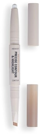 Revolution Beauty, Precise Contour & Highlight Stick, All-In-One Face Makeup Product, Highly Blendable with Matte Finish, Vegan & Cruelty-Free, Medium
