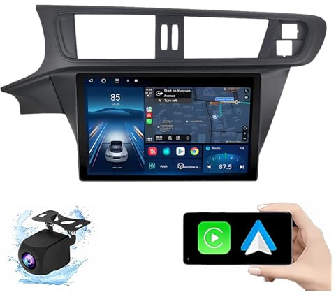 Android 14 Autoradio per Citroen C3-XR 2010-2015 9 Pollici Stereo Auto Radio Doppio Din con CarPlay/Android Auto GPS USB Bluetooth WIFI FM Comandi al volante Touchscreen(P1(1G+32G))