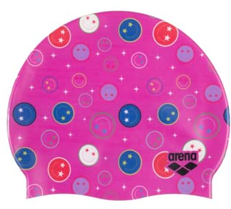 Arena HD Elastische Silikon-Schwimmkappe für Erwachsene, Training, Wassersport, Fitness, Schwimmausrüstung, Zubehör, Chlorschutz, Poolkappe für Haare, Kontur, Einheitsgröße