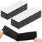 Redamancy 12 Pezzi Feltro Adesivo, Feltro Adesivo Forte per Tessuto, Adesivi Biadesivo Extra Forte, Rettangolo Stretch Adesivo 3 x 10cm, per Casa, Ufficio, Garage, Nero