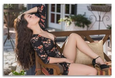 WAWYY Lana Rhoades Poster, Heimdekoration, Wandkunst, zum Aufhängen, Bild, Druck, Schlafzimmer, dekorative Gemälde, Raum, ästhetisch, 60 x 90 cm