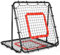 Rebounder für Fußball, 85 * 85cm Double Sided Volleyball Rebounder Netz, Basketball Rebounder, mit Verstellbaren Winkellöchern, Hilfsmittel und Ausrüstung für alle Altersgruppen Kick Rebounder