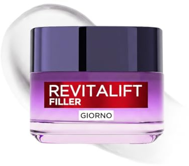 L'Oréal Paris Gesichtscreme Revitalift Filler für alle Hauttypen, Anti-Falten-Wirkung, langanhaltende aufgefüllte Haut, mit konzentrierter Hyaluronsäure, 50 ml