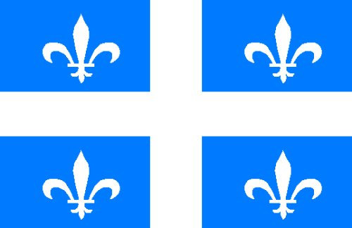 Yantec Outdoor - Hissflagge Quebec 90 * 150 cm Flagge